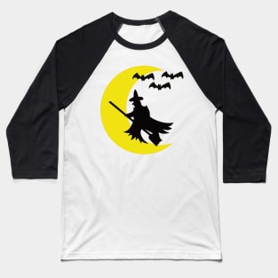 Halloween, holiday, decorations, witch, bats Baseball T-Shirt